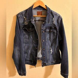 Distressed Enjean Denim Jacket